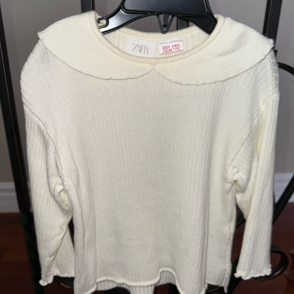 Zara Cream Knit Sweater
